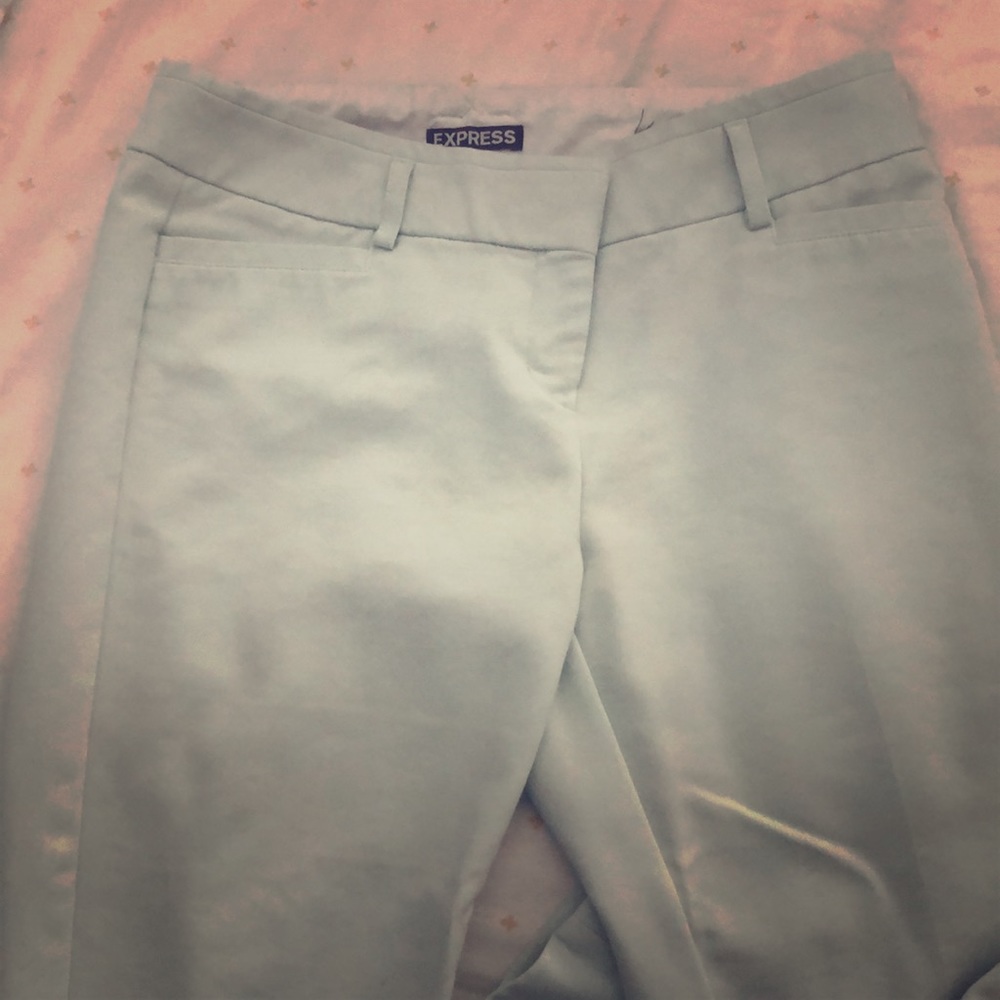 Mint cropped pants